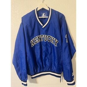 Starter‎ Kentucky Wildcats Pullover Jacket NCAA V-Neck L